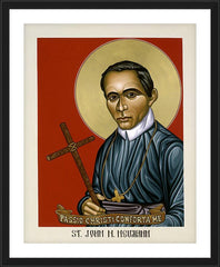 Wall Frame Black - St. John Nepomucene Neumann by L. Williams