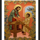 Wall Frame Black, Matted - St. Joseph and Christ Child by L. Williams