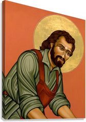 Canvas Print - St. Joseph the Worker by L. Williams
