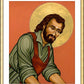 Wall Frame Gold, Matted - St. Joseph the Worker by L. Williams