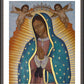 Wall Frame Espresso, Matted - Our Lady of Guadalupe Crowned by Lewis Williams, OFS - Trinity Stores