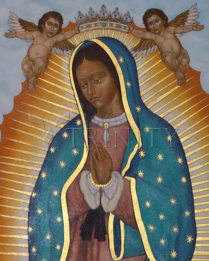 Metal Print - Our Lady of Guadalupe Crowned by Louis Williams, OFS - Trinity Stores