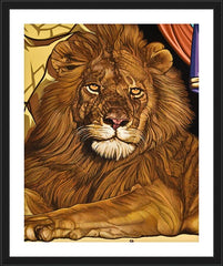 Wall Frame Black - Lion of Judah by L. Williams
