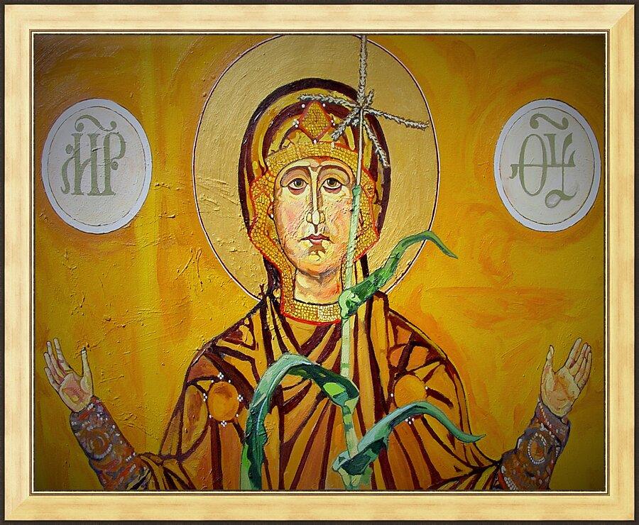 Wall Frame Gold - Our Lady of the Harvest by Lewis Williams, OFS - Trinity Stores