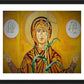 Wall Frame Black, Matted - Our Lady of the Harvest by L. Williams