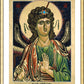 Wall Frame Gold, Matted - St. Michael Archangel by Lewis Williams, OFS - Trinity Stores