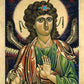 Wall Frame Espresso, Matted - St. Michael Archangel by Lewis Williams, OFS - Trinity Stores