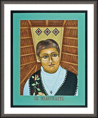 Wall Frame Espresso - Sr. Marguerite Bartz by L. Williams