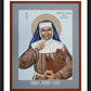 Wall Frame Black, Matted - Madre Juana de la Cruz by Lewis Williams, OFS - Trinity Stores