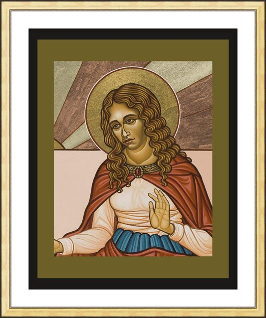 Wall Frame Gold, Matted - St. Mary Magdalene by L. Williams