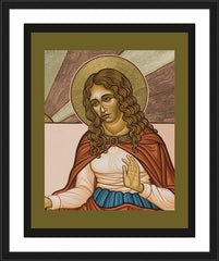 Wall Frame Black - St. Mary Magdalene by L. Williams