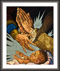Wall Frame Espresso - Nativity by L. Williams