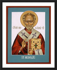 Wall Frame Black - St. Nicholas by L. Williams