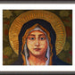 Wall Frame Espresso, Matted - Annunciation by L. Williams
