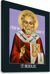 Canvas Print - St. Nicholas, Wonderworker by L. Williams