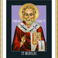 Wall Frame Gold, Matted - St. Nicholas, Wonderworker by Lewis Williams, OFS - Trinity Stores