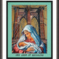 Wall Frame Espresso, Matted - Our Lady of Brooklyn by L. Williams