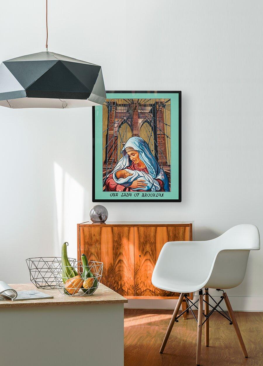 Metal Print - Our Lady of Brooklyn by Louis Williams, OFS - Trinity Stores