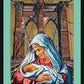 Wall Frame Black, Matted - Our Lady of Brooklyn by L. Williams
