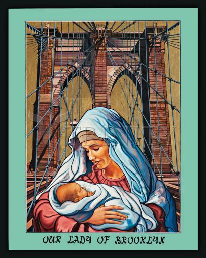 Metal Print - Our Lady of Brooklyn by L. Williams