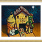 Wall Frame Gold, Matted - Peruvian Nativity by L. Williams