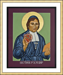 Wall Frame Gold - Venerable Br. Polycarp by L. Williams