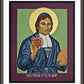 Wall Frame Espresso, Matted - Venerable Br. Polycarp by Lewis Williams, OFS - Trinity Stores