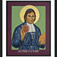 Wall Frame Black, Matted - Venerable Br. Polycarp by L. Williams