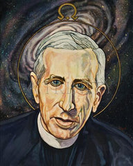 Acrylic Print - Fr. Pierre Teilhard de Chardin by L. Williams