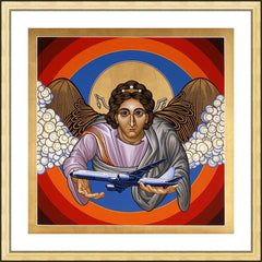 Wall Frame Gold - St. Raphael Archangel by L. Williams