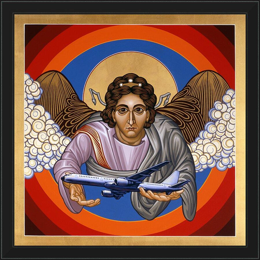 Wall Frame Black - St. Raphael Archangel by Louis Williams, OFS - Trinity Stores