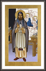 Wall Frame Espresso - St. Andrei Rublev by L. Williams
