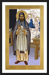 Wall Frame Black - St. Andrei Rublev by L. Williams