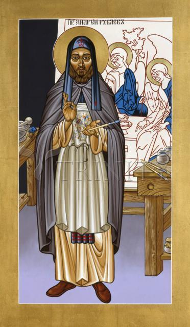 Metal Print - St. Andrei Rublev by L. Williams