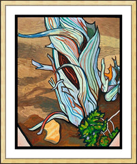 Wall Frame Gold - Shoot From The Stump by L. Williams