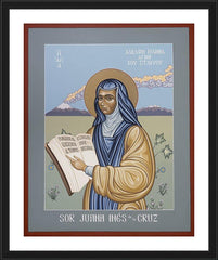 Wall Frame Black - Sor Juana Inés de la Cruz by L. Williams