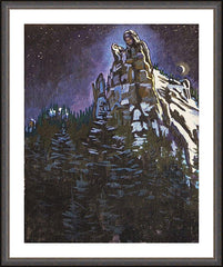 Wall Frame Espresso - Our Lady of the Snows by L. Williams