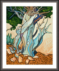 Wall Frame Espresso - Slept Under A Juniper by L. Williams