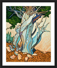 Wall Frame Black - Slept Under A Juniper by L. Williams