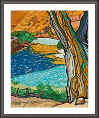 Wall Frame Espresso - Tree In Eden by L. Williams