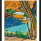 Wall Frame Black, Matted - Tree In Eden by L. Williams