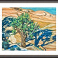 Wall Frame Espresso, Matted - Tree Shadow on Slickrock by L. Williams