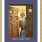 Wall Frame Gold, Matted - Bl. Solanus Casey by Lewis Williams, OFS - Trinity Stores