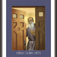 Wall Frame Espresso, Matted - Bl. Solanus Casey by Lewis Williams, OFS - Trinity Stores