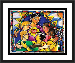 Wall Frame Black - All Are Welcome by M. McGrath