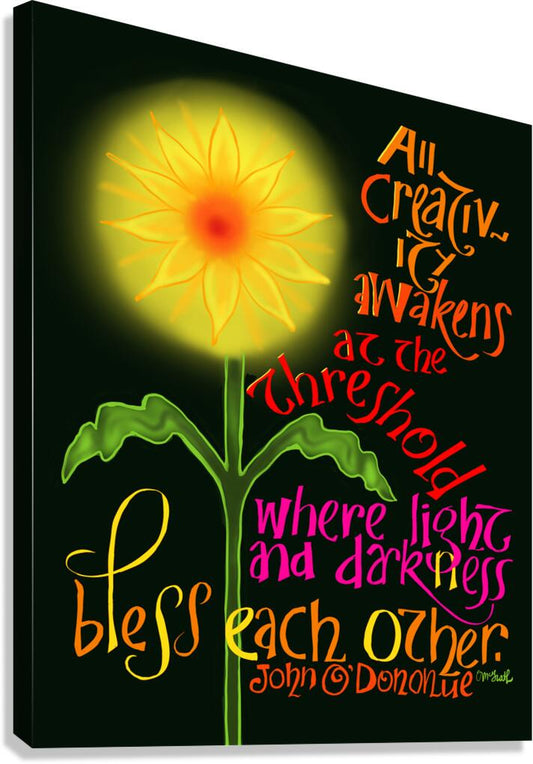 All Creativity Awakens - Canvas Print