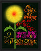Wall Frame Black - All Creativity Awakens by M. McGrath