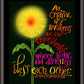 Wall Frame Espresso - All Creativity Awakens by M. McGrath