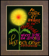 Wood Plaque Premium - All Creativity Awakens by M. McGrath