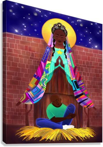 Canvas Print - Mary, Comfort of the Afflicted by Br. Mickey McGrath, OSFS - Trinity Stores